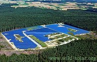 The solar park at Hemau in Germany - arguably the first community-owned large-scale solar power plant