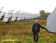 The author at Gut Erlasee solar park